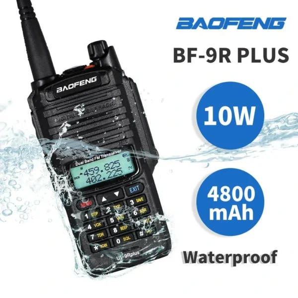 Baofeng UV-9R Plus Двупосочнa Радиостанция 10W Водоустойчива С обхват до 20KM